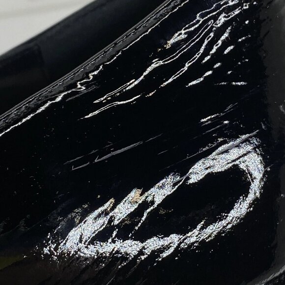 NEW SUZANNE RAE Women’s Patent Leather Embellished Pumps – Black – Size 11 - Picture 2 of 12